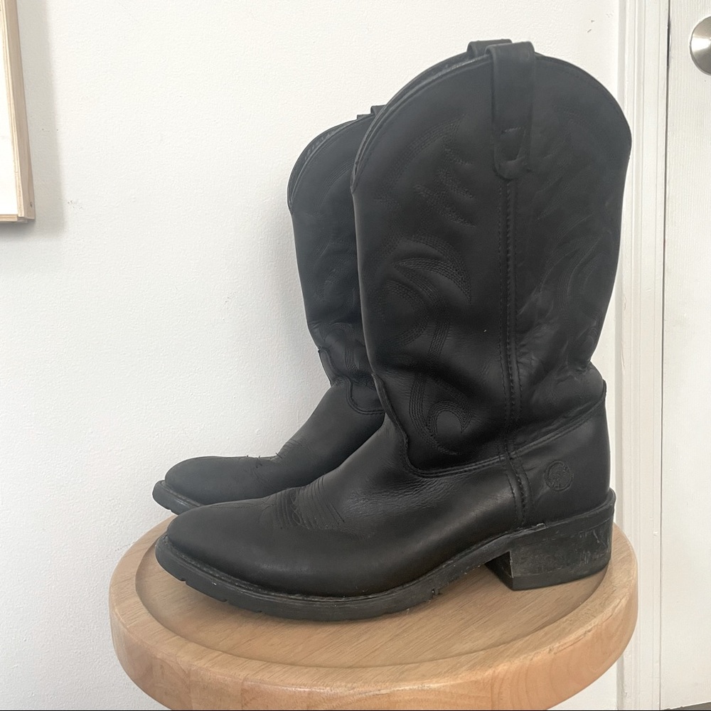 $199 Double H Boot Company Black Cowboy Boots